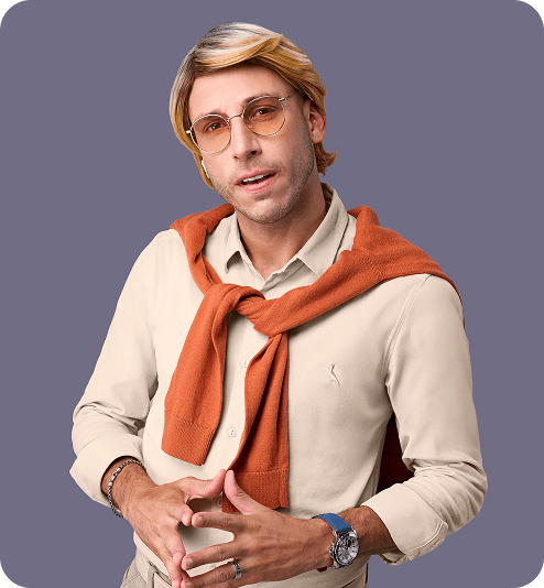 Cuide do seu - Informações sobre verrugas genitais por HPV em homens, destacando facilidade de transmissão, risco após relação desprotegida, alta recorrência e impacto emocional.